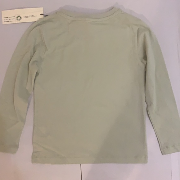 NWT. Unisex mint color loose long sleeve shirt by PopUpShop - Picture 2 of 5
